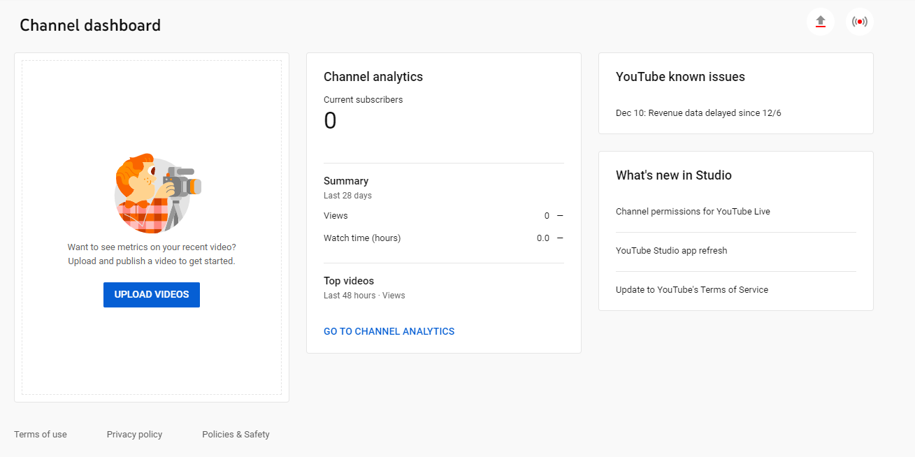 How to Use The YouTube Dashboard For Beginner? Mezink Blog
