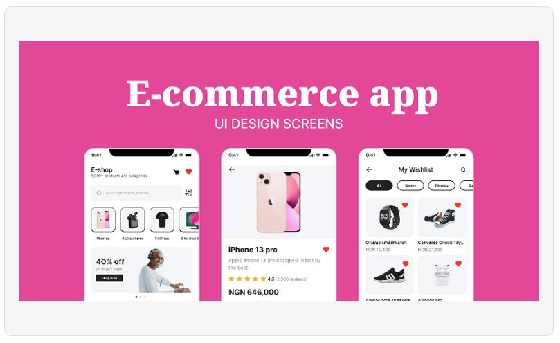 template figma e-commerce