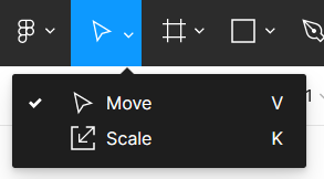move and scale tools figma