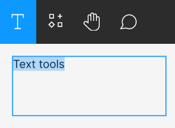text tools figma